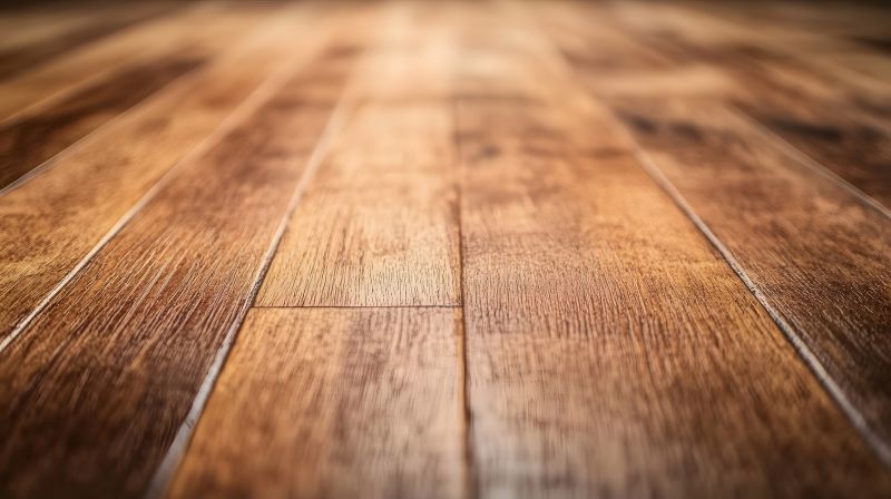 Kitchen Hardwood Flooring Close-up